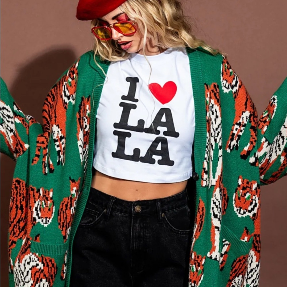 Dressed in LALA Tiger Tales Cardigan